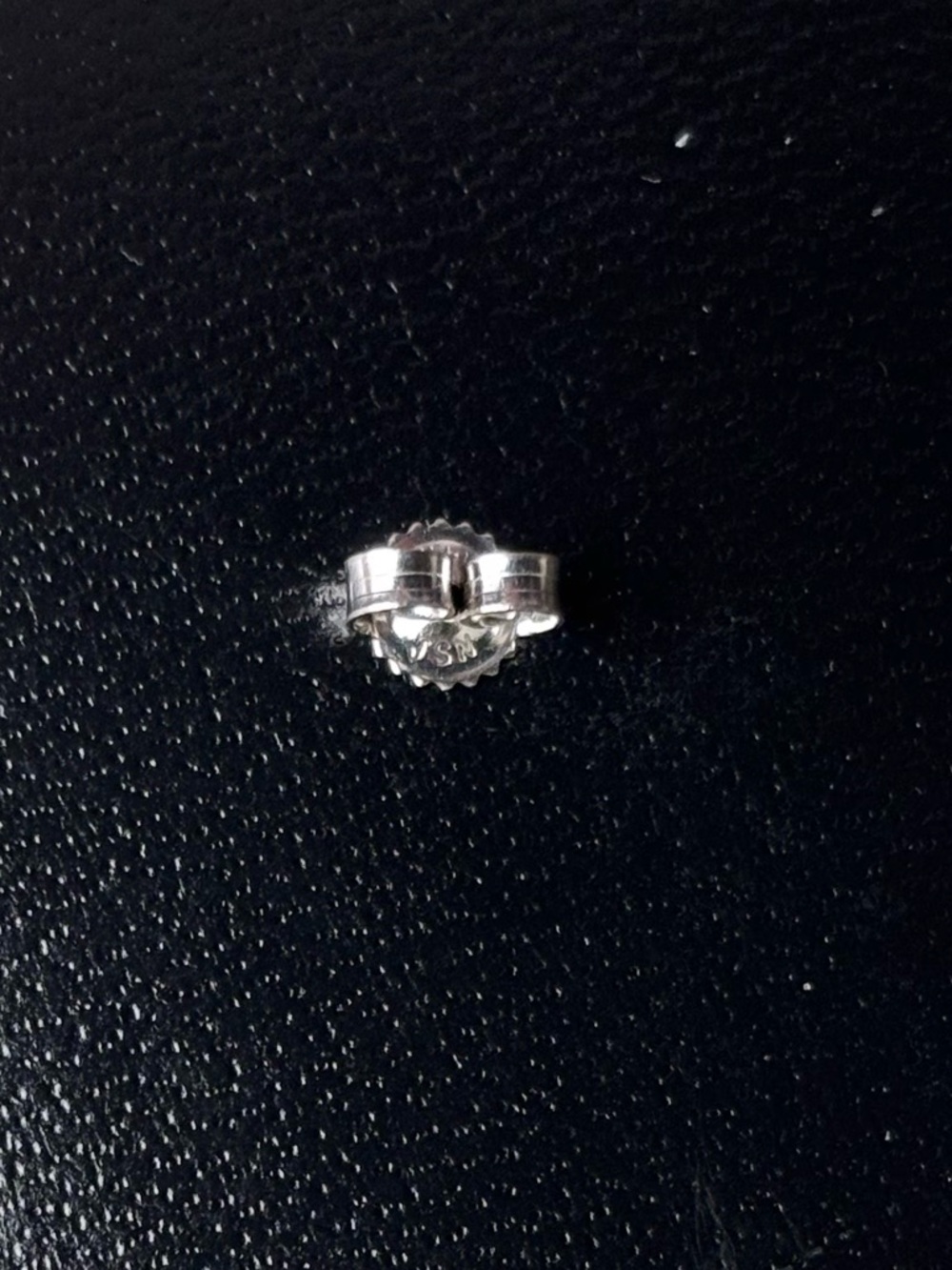 14k White Gold Diamond Stud Earrings - Picture 9 of 13